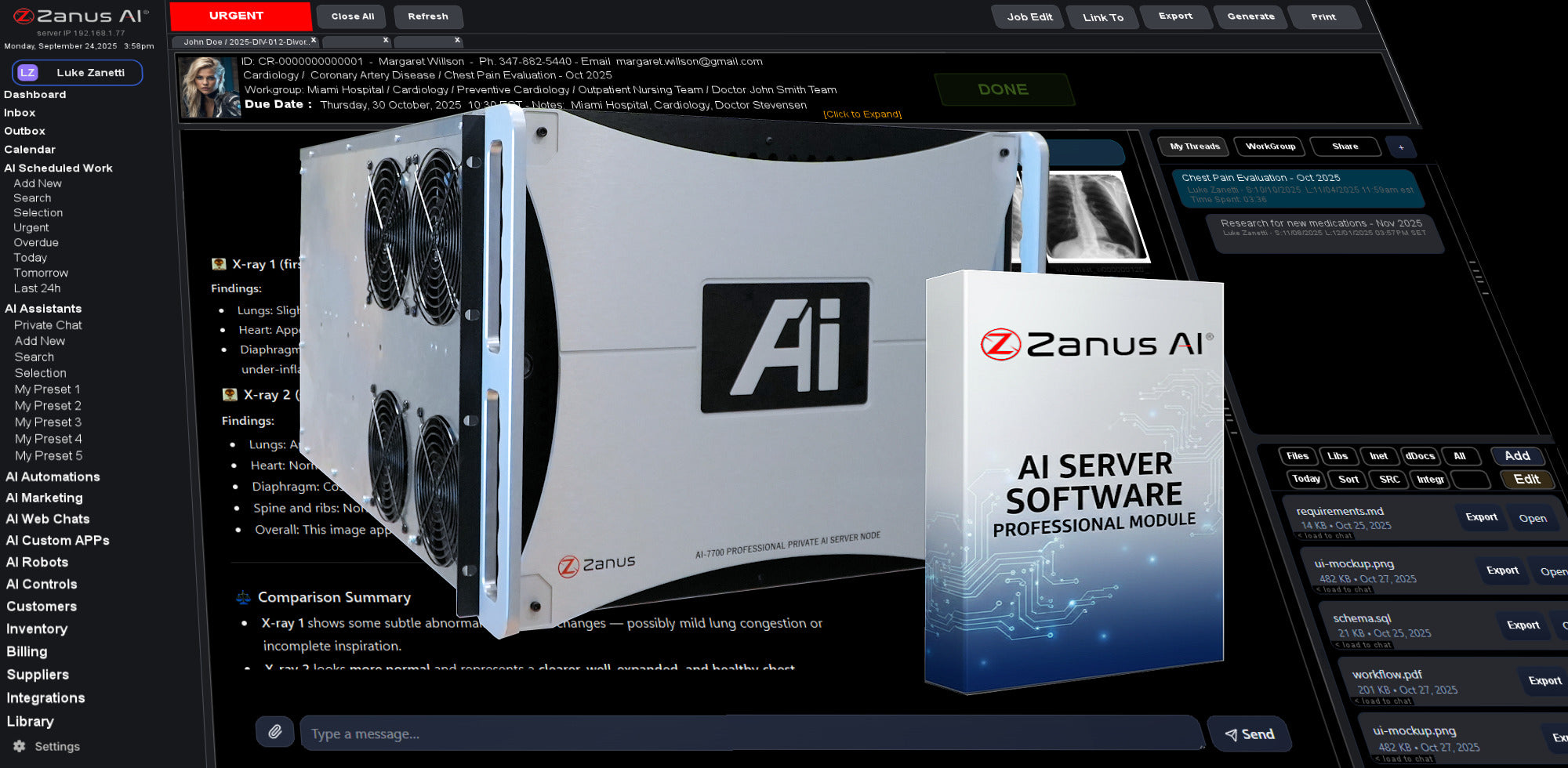 Zanus AI private AI servers at Ai4 2026 Las Vegas