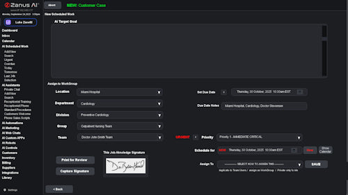 Zanus AI Software for Small Business — AI-powered project goals tracking, milestone management, and business optimization