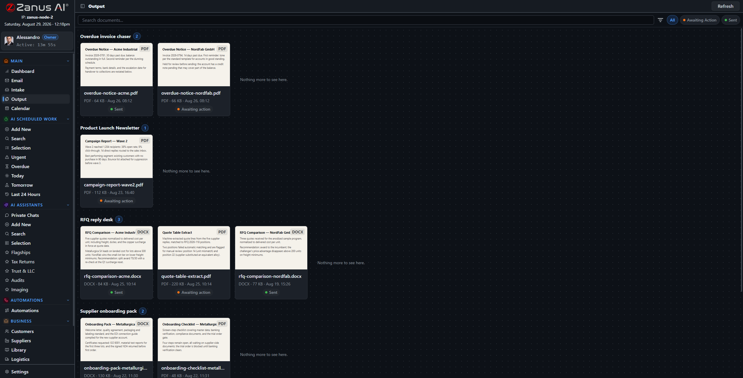 Outreach drafts awaiting station approval