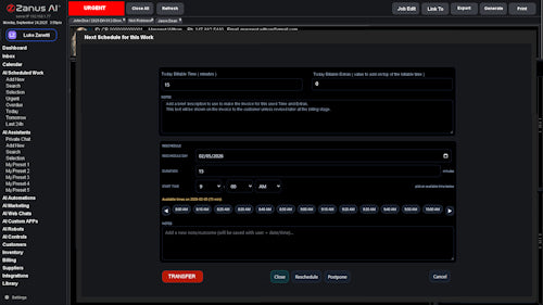 Zanus AI Software for Small Business — AI task completion tracking with smart rescheduling and deadline management