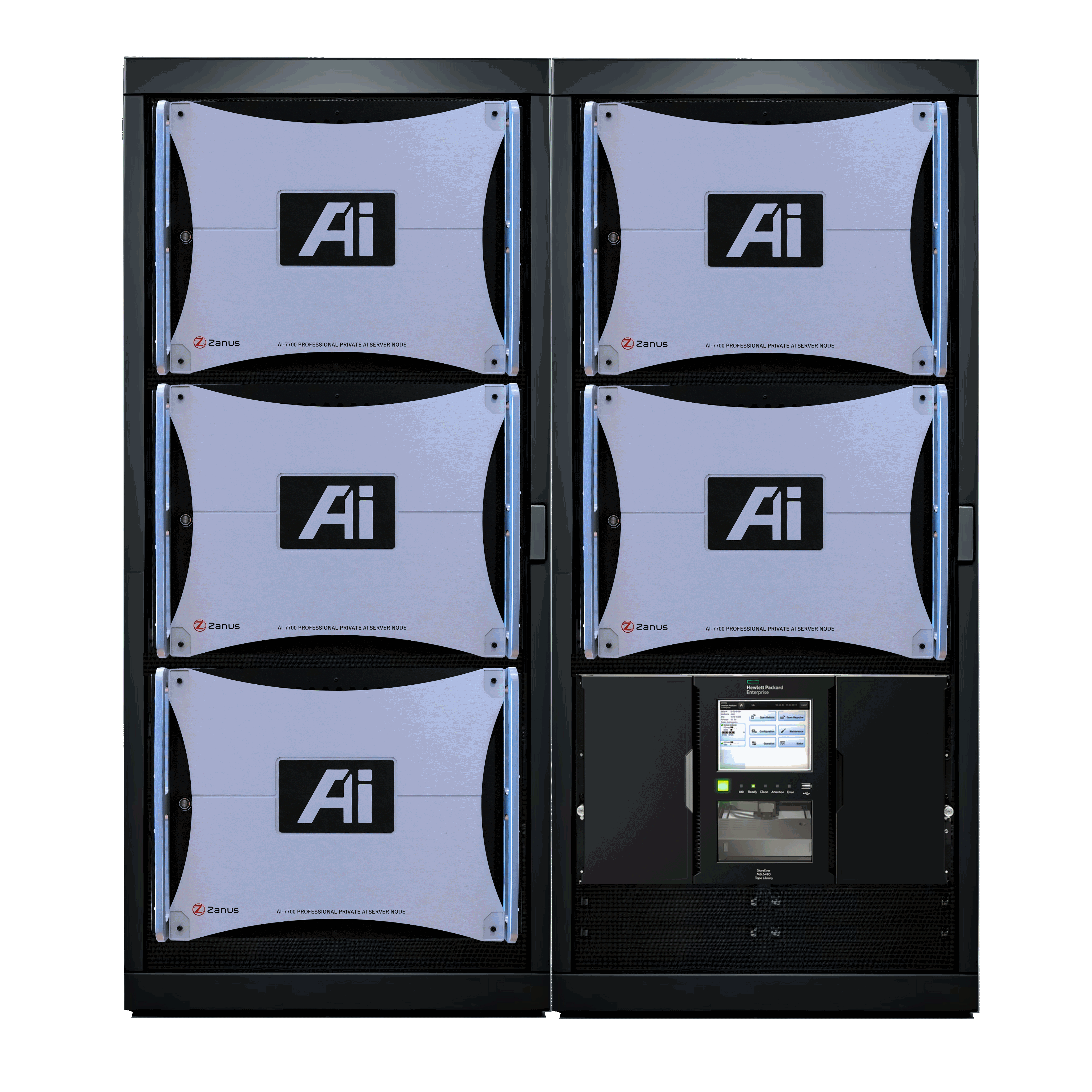 Zanus AI – Privater KI-Servercluster mit mehreren Knoten